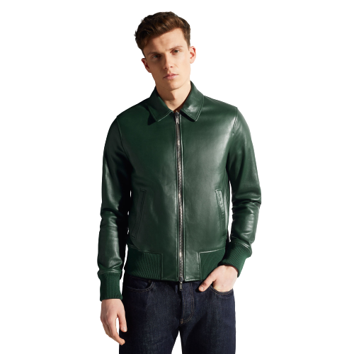 Green Leather Jacket | Men & Women Green Color Jackets