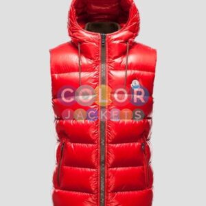 Chief Keef Moncler Puffer Leather Vest