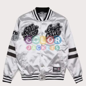 Eva Majestic Stadium BBC Silver Satin Jacket