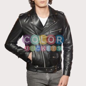 Genuine Leather Motorcycle Jacket