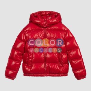 Moncler Enfant Red Puffer Jacket