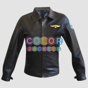 Top Gun Pilot Charlie Leather Jacket