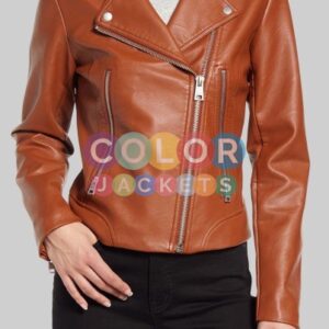 Womens Faux Leather Jacket