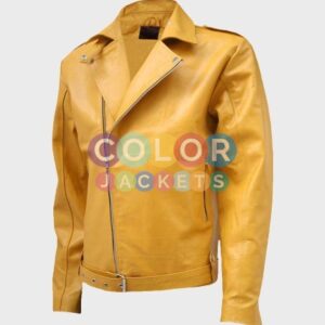 Yellow Leather Jacket