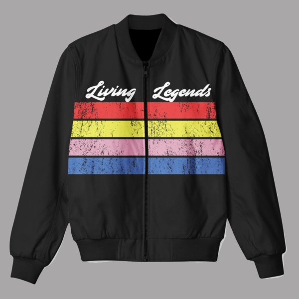 AEW-FTR-Living-Legends-Black-Bomber-Jacket