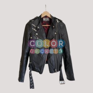 Black Leather Biker Jacket