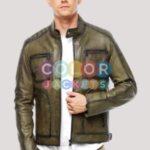 Fashion Leather Jacket Mens