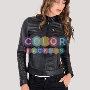 Italian Black Leather Jacket