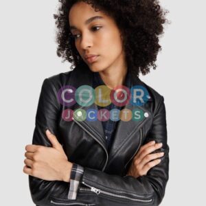 Leather Biker Jacket Women