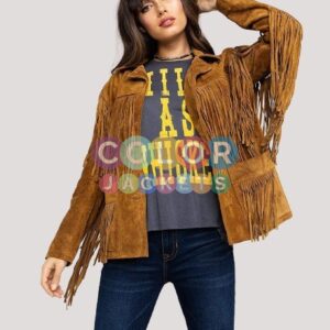 Leather Fringe Jacket