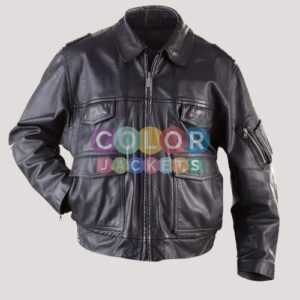 Police Leather Jacket