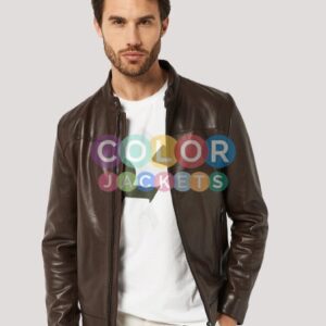 Roberto Verino Brown Leather Jacket