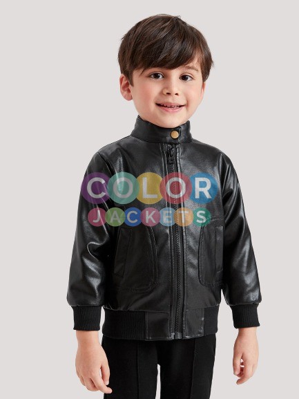 Toddler Leather Jacket - Color Jackets