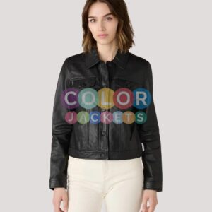 Black Leather Jacket For Women