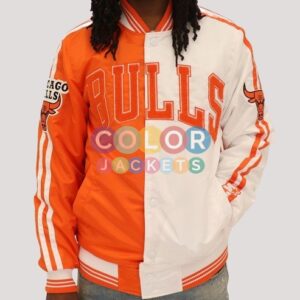 Chicago Bulls NBA Bomber Satin Jacket