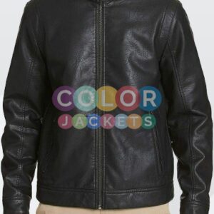 Dockers Black Leather Jacket