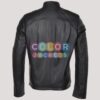 Full Grain Syh Jumbo Black Leather Jacket - Image 4