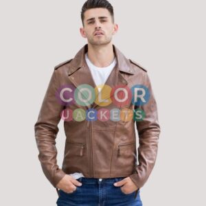 Leather Jacket Brown