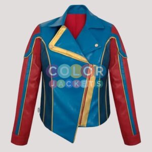 Ms. Marvel Simulated Leather Jacket