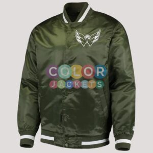 Washington Capitals Green Satin Jacket