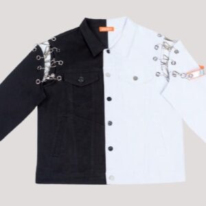 212 Fun Black & White Denim Jacket