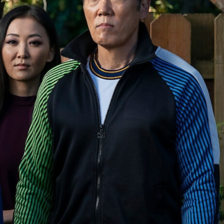 Cobra Kai S05 Chozen Toguchi Green & Blue Jacket