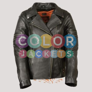 Leather Motorcycle Jacket Womens