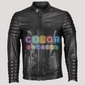 Motorcycle Leather Jacket Mens