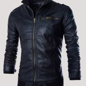 Slim Fit Leather Jacket