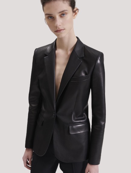 Tailored Leather Jacket - Color Jackets