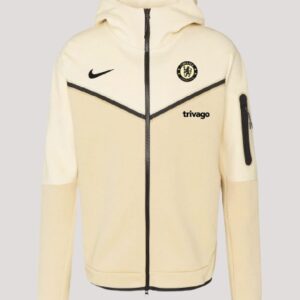 Beige Fleece Chelsea FC Tech Jacket
