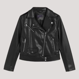 Faux Leather Biker Jacket