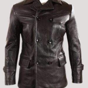 Faux Leather Jacket Mens