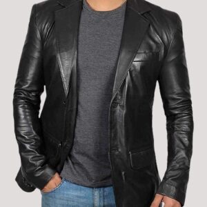 Leather Jacket Blazer