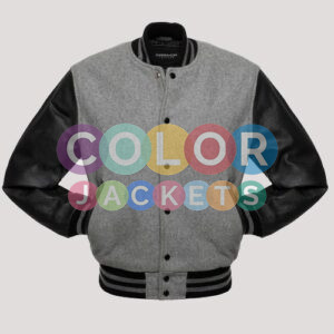 Leather Varsity Jacket Mens