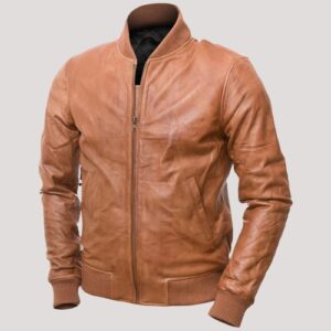 Light Brown Leather Jacket Men