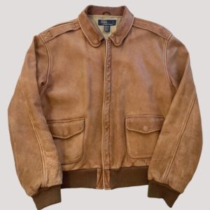 Ralph Lauren Leather Jacket Mens