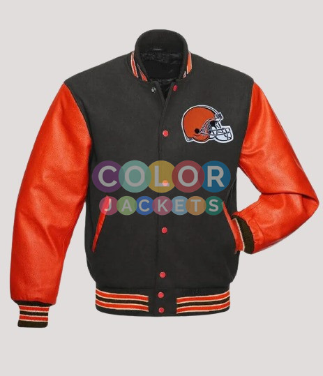 Cleveland Browns Leather Jacket - Color Jackets