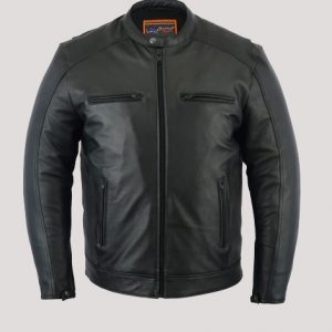 Concealed Carry Leather Jacket