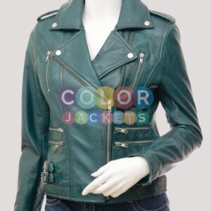 Lady Leather Motorcycle Jacket