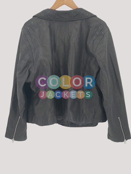 Women’s Madewell Washed Motorcycle Leather Jacket - Image 3