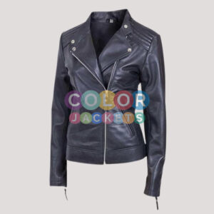 Moto Leather Jacket Womens