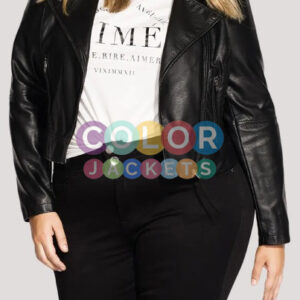 Plus Size Womens Leather Jacket