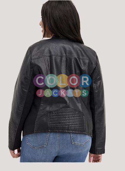 Torrid Black Moto Leather Jacket - Image 4