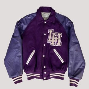 LH 1970s Purple Varsity Jacket