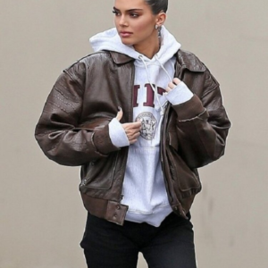 Leather Jacket Kendall Jenner