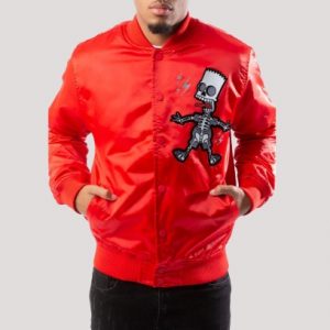 Maxima Electro Bart Red Satin Jacket