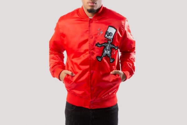 Maxima Electro Bart Red Satin Jacket