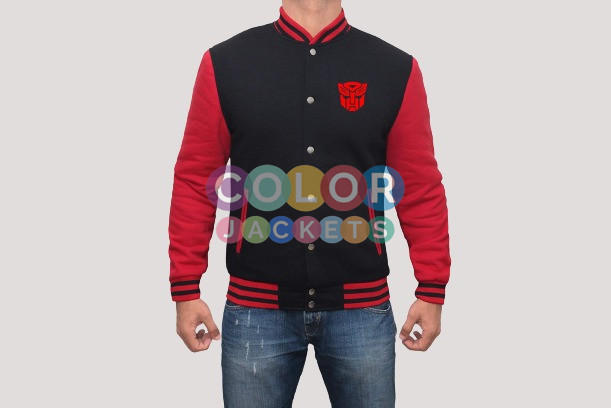 Transformers Knight Logo Varsity Jacket