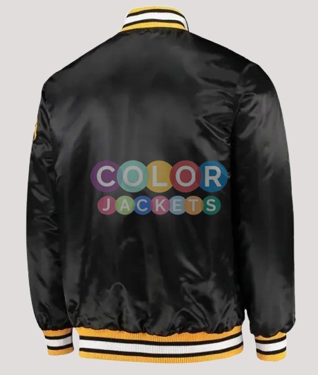 University Of Lowa Hawkeyes Starter O-Line Varsity Jacket - Image 4